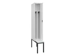 locker met bank,voor scheiding van kleding,HxBxD 2120x300x815mm,1vak