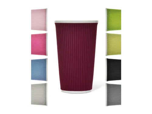 Beker porselein Les Artistes Paris 450ml met siliconen grip Rood