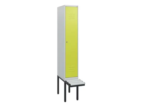 locker met bank,HxBxD 1950x300x815mm,1vak,vak B 300mm,cil.-slot