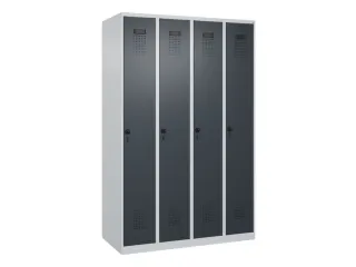 locker voor scheiding van kleding,HxBxD 1850x1200x500mm,4vak - 2