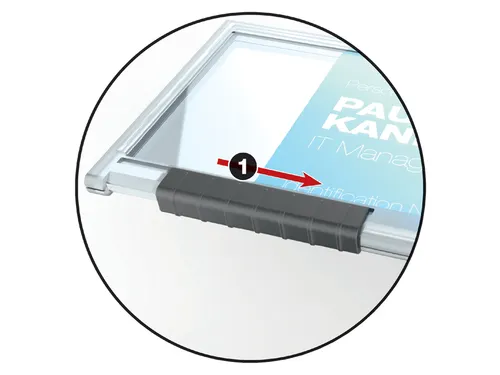 Badge Durable 8922 Pushbox Mono 54X87Mm