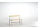 banc-patère,HxLxP 770x1015x375mm,barrettes en bois