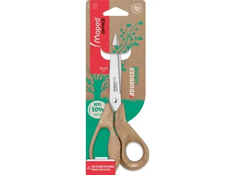 Advanced Wood schaar 18 cm asymmetrisch