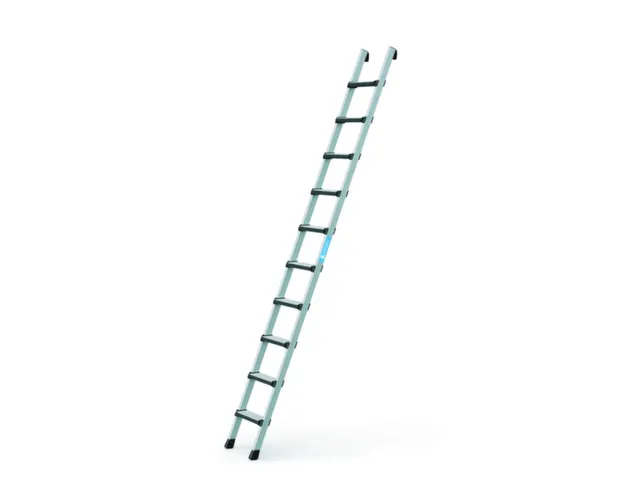 ladder,eenzijdig,10,treden,balk L 2,59m,geëloxeerd