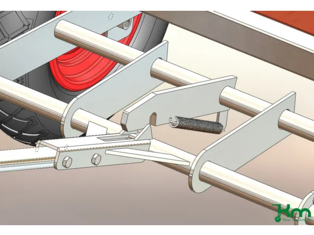 Chariot à train avant pivotant 490x2000x1000mm charge 1500kg