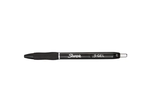 Gelschrijver Sharpie S-Gel Medium punt 0.7mm Zwart blister à 3 stuks