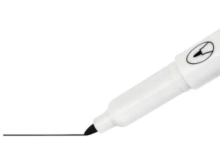 Viltstift Nobo whiteboard Glide fijn zwart 1mm 4st - 5