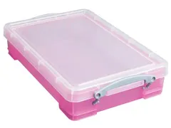 Opbergdoos 4 Liter Transparant Roze