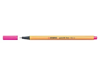 Fineliner STABILO point 88/056 neon roze 0.4mm - 1