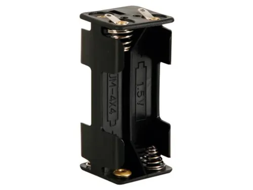 Batterijhouder Voor 4 x AAA-CEL (Met Soldeerlippen)