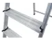 Lichte Universele Ladders Aluminium H 0 83m 4treden
