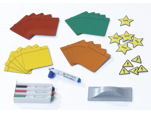 Scrum bord + starterkit scrum 90x120cm