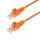 25cm Dunne CAT6 Ethernet Kabel Oranje