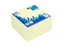 Bloc cube infos 75x75mm jaune 400 feuillets