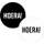 KP Sticker rond 40mm "HOERA!" zwart en wit 250 stuks