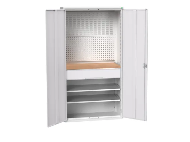 armoire modulaire HxlxP 2000x1050x550mm 2xtablette en acier 1tiroir(s)