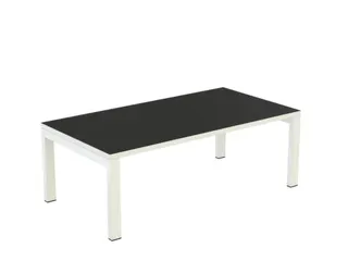 bijzettafel,HxBxD 400x1140x600mm,rechthoekig,4voeten wit - 1