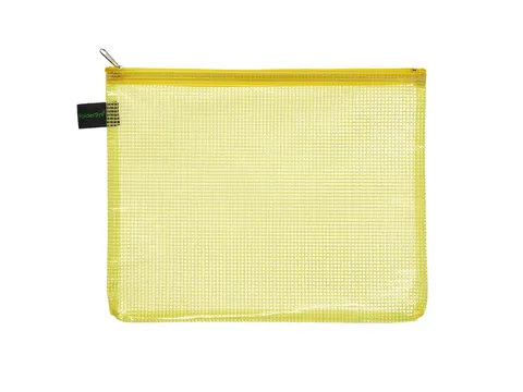 Trousse Foldersys A5 EVA sans PVC jaune transparent