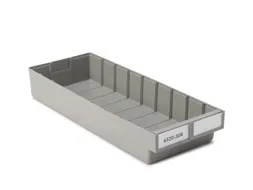 stellingbak,HxBxD 80x186x500mm,PP,grijs