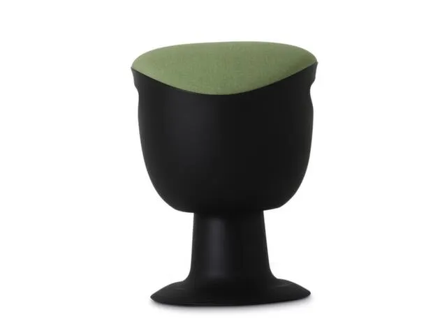 Kruk Kantelbaar Ergonomische Comfortstoel Groen Stof Zwart Kunststof