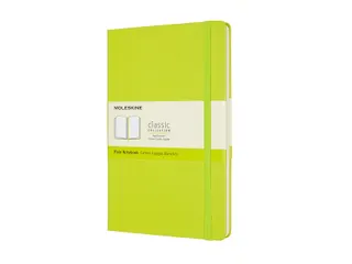 Notitieboek Moleskine large 130x210mm blanco hard cover lemon green - 2