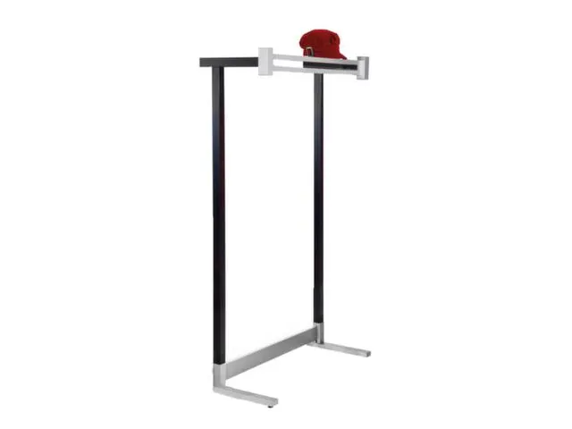 garderoberek,HxBxD 1700x1000x430mm,kledingstang,hoedenplank,staal