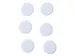 Magneet Naga Rond Wit 3 cm 6 Stuks