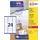 Etiket Avery L7159-250 63.5x33.9mm Adres Wit 6000 Stuks