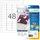 HERMA 4232 Veiligheidsetiketten A4 45,75x21,2mm Wit 1200 stuks