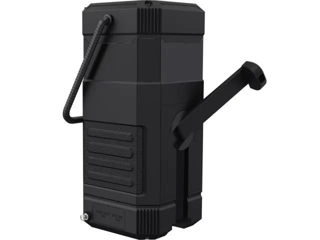 420-90 SANDBERG Powerbank solar lantaarn accu 10.000 mA zwart