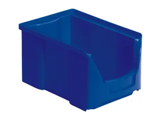 Zichtbak Hxbxd 125x145x230/196mm Pe Blauw - 1