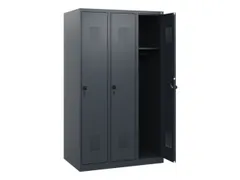 schoollocker,HxBxD 1530x900x500mm,3vak,vak B 300mm,draaigrendel