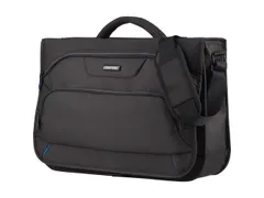 schoudertas Lightpak Solar zwart/blauw Polyester