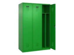 locker voor scheiding van kleding,HxBxD 1850x1200x500mm,3vak