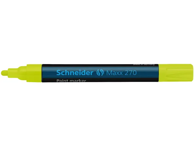 Lakmarker Schneider Maxx 270 1-3 mm fluor geel
