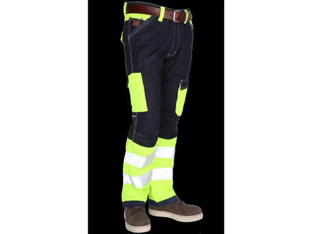Crosshatch Toolbox FY 20471 Jeans, blauw/geel, maat 42/34, per stuk