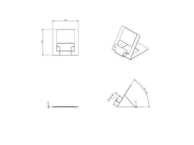 Laptopstandaard Ergofold II HV 388