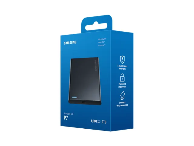 Portable SSD P7 USB 4.0 Gen 3x2 2TB
