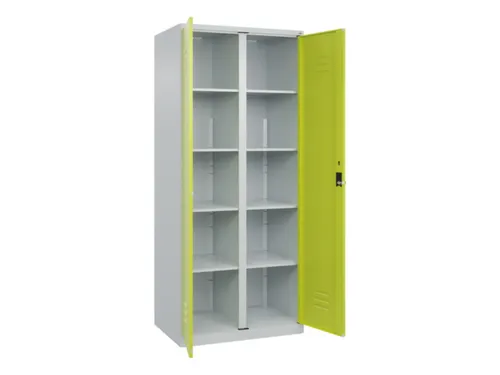 wasgoedverdeelkast,HxBxD 1850x800x500mm,vak B 400mm,draaigrendel