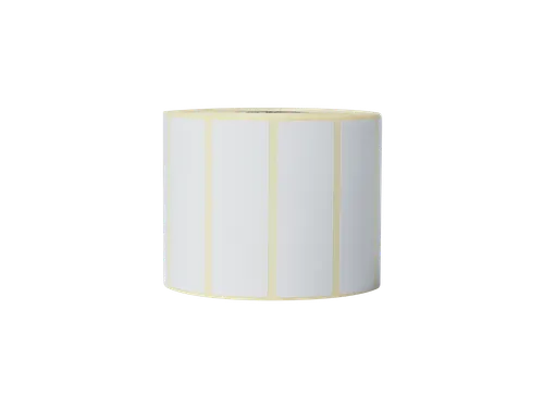 Brother BDE-1J026076-102 voorgestanste labelrol met witte labels van 7