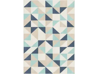 tapijt,v. binnen,HxLxB 7,5x2300x1600mm,PP,m. driehoekpatroon - 1