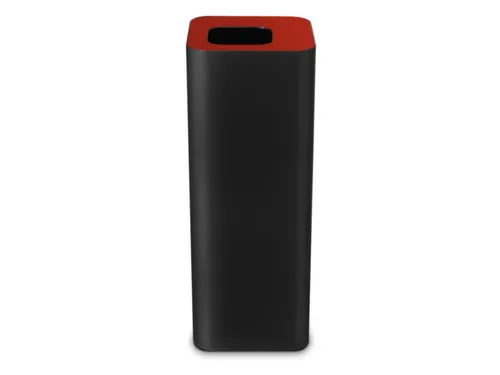 afvalbak,60l,HxBxD 800x300x300mm,romp staal zwart