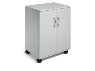 bijzetkast,HxBxD 748x528x400mm,grijs,2niveaus,1 OH - 1