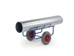 Kar Voor Rollen/tapijt 250kg 500x1000x500mm Luchtbanden Ral5010
