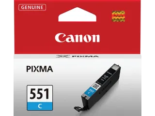 Inktcartridge Canon CLI-551 Cyaan - 1