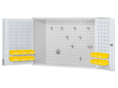 Hangkast 620x920x335mm Deuren/wanden Gesleufd Ral7035