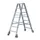 Verrijdbare Boktrap Aluminium L 1 79M 2X7Treden