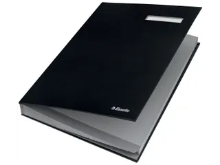 Vloeiboek Esselte 6210 karton 20 vakken zwart - 7