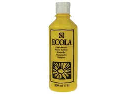 Plakkaatverf Ecola Flacon van 500 ml Geel