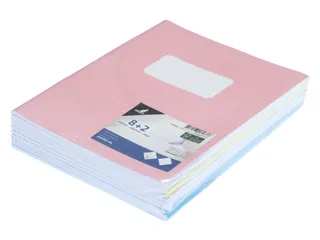 Schrift Kangaro A5 lijn pastel assorti kleuren pak a 10 stuks - 10
